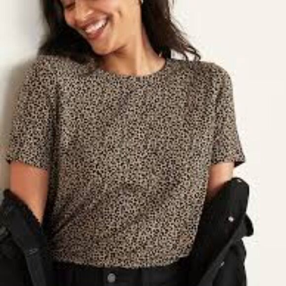 Old Navy Luxe Tees Size XL Bundle Leopard Print NWOT - Picture 4 of 14